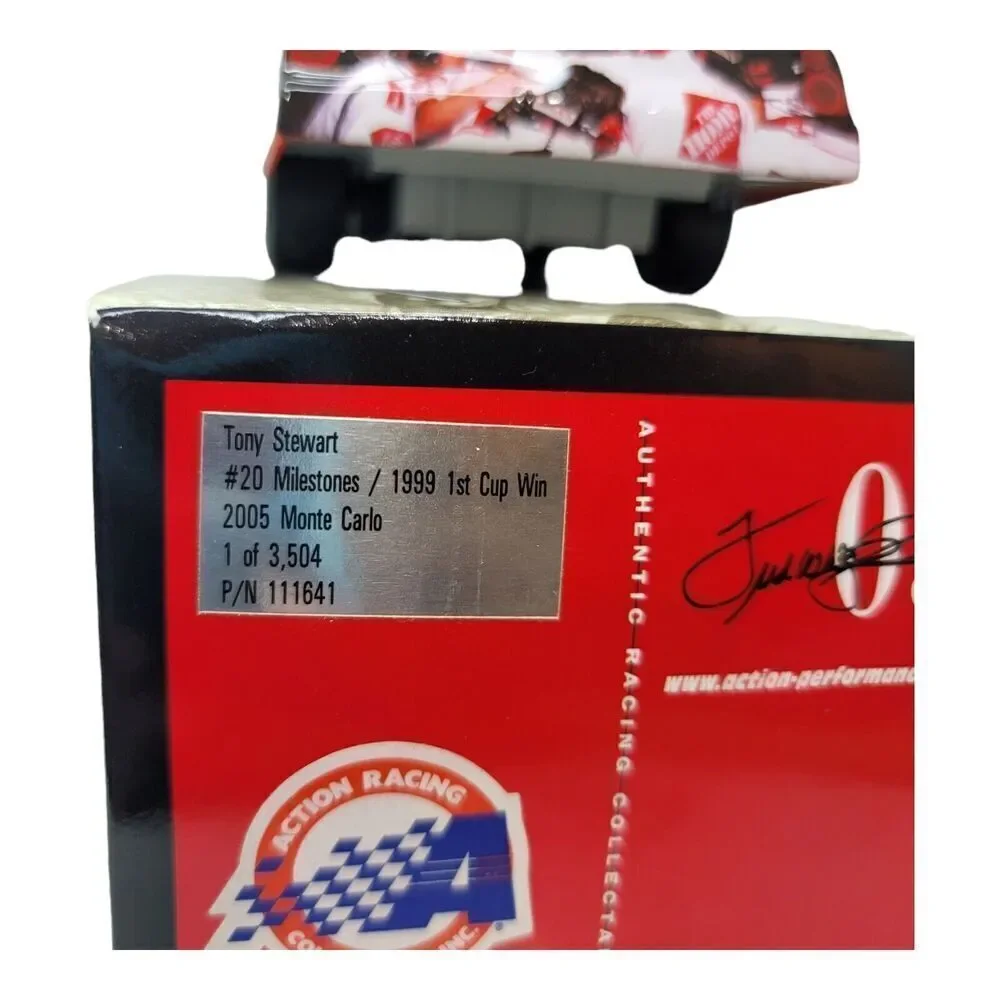 2005 Tony Stewart #20 Milestones 1:24 NASCAR Action Limted 1 of 3,504